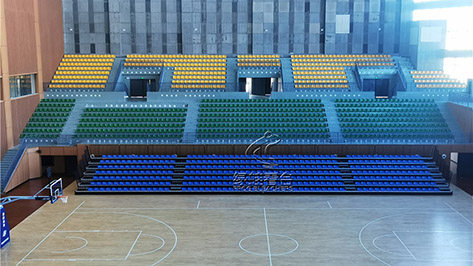 湖南懷化隆平體育中心室內籃球場看臺座椅項目